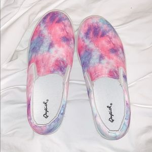 Lulu’s Tie Dye Slip On Sneakers